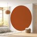 LUMALÉA Papier Peint Rond / Cercle - Couleur Tendance - 747 - Diamètre 110 Cm