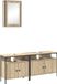 vidaXL Badkamermeubel Set 3-delig Bruin Bewerkt Hout 80 x 30 x 60 cm