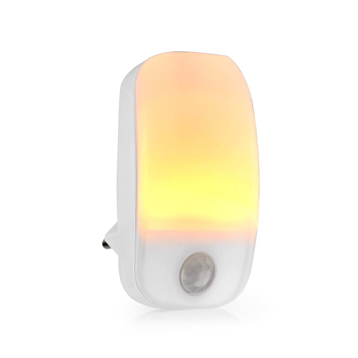Nedis LNLW10WT Nachtlampje - Warm Wit LED - Met Stekker - Bewegingssensor