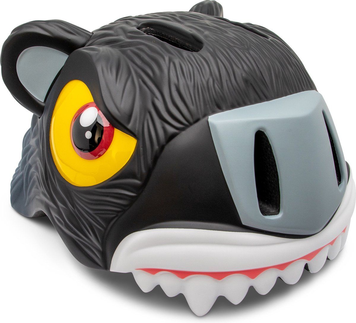 Crazy Safety Kinderfietshelm Zwarte Tijger S (49-55 cm)