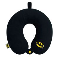 Batman Coussin de nuque Velours 30x30 cm Noir