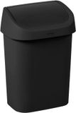 Curver Mistral Swing afvalbak 9L zwart kunststof design