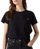 Levi's Batwing Perfect Tee T-shirt met lange mouwen, korte mouwen, dames, Mineraal Zwart, XXL