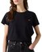 Levi's Batwing Perfect Tee T-shirt met lange mouwen, korte mouwen, dames, Mineraal Zwart, XXL