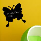 Ambiance Sticker Schoolbordsticker - uitwisbare zelfklevende muurstickers - VLINDER - 90x90cm