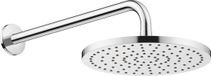 Duravit Regendouche Set Ø250 mm – MinusFlow – Waterbesparend – Douchearm 410 mm – Chroom Hoogglans
