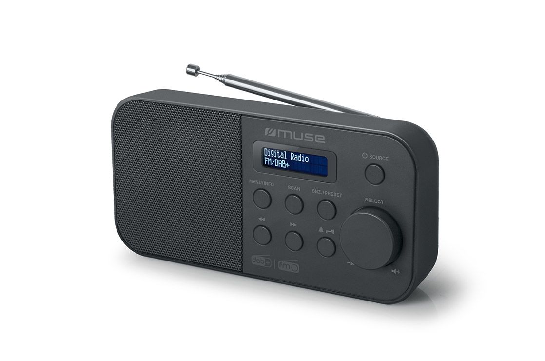 Muse Electronics Muse M-109 DB Portable DAB+ / FM Radio - Black