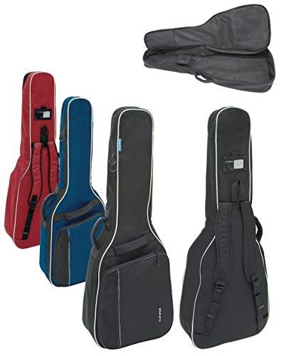 GEWA Guitar Gig Bag Economy 12mm voor klassieke gitaar 1/4-1/8 rood