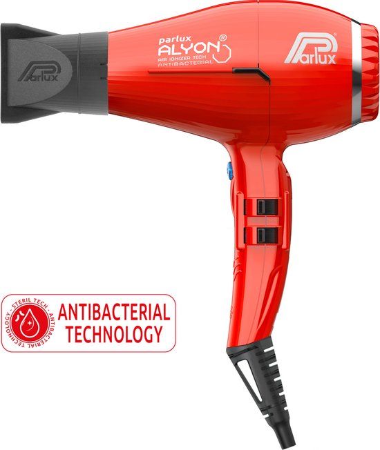 Parlux Alyon - Professionele haardroger - Rood - 2250W - 2 Blaasmonden
