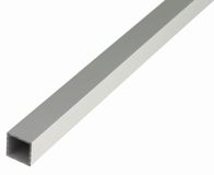 Alberts 471668 vierkante buis | aluminium, zilverkleurig geanodiseerd | 1000 x 40 x 40 mm