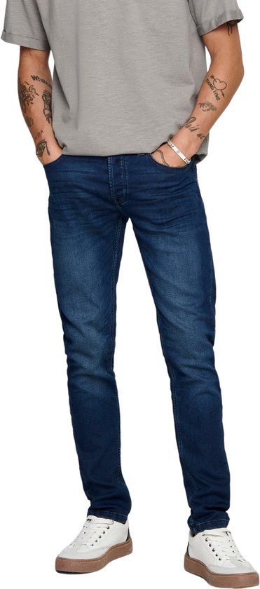 ONLY & SONS ONSLOOM Slim Fit Jeans - Blue Denim - Men's W29/L30