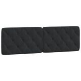 VidaXL Hoofdeind & Voeteind Zwart 160 cm Polyester