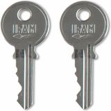 IFAM Serrure à clé K25 Laiton Normal (2,5 cm) Or