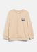 s.Oliver Kinderen Sweatshirt met patch en print op de rug - Beige