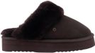 Warmbat Flurry Plateau Pantoffels Dames Donkerbruin Suède Maat 39