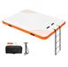 Latios Ponton gonflable - Plateforme flottante et îlot de natation - 243 x 182 cm - Antidérapant - Avec sac de transport - Échelle amovible - Pour piscine et plage
