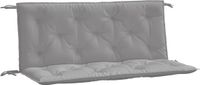 vidaXL Tuinbankkussens 2 st 120x50x7 cm Oxford stof grijs