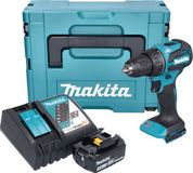 Makita DDF 490 RF1J accuboormachine 18 V 65 Nm 1/2" borstelloos + 1x oplaadbare accu 3.0 Ah + lader + Makpac