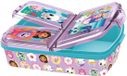 p:os Gabbys Poppenhuis lunchbox voor kinderen met 3 compartimenten, plastic, veelkleurig