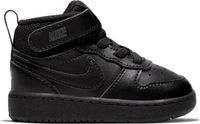 Nike Court Vision Mid Kinderen Hoge Sneakers Zwart Leer Unisex Maat 22