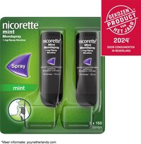 Nicorette Mondspray Freshmint 1mg/spray - 2 x 13,2 ml