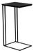 trendteam smart living - Strike – bijzettafel in praktische C-vorm – zwart – nachtkastje met ruimtebesparend design – (b x h x d) 50 x 91 x 40 cm – woonkamertafel op robuust metalen frame