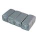Hostelnovo - 600 stuks grijze tafelservetten - wegwerppapier - micropunt - 10 x 10 cm (gevouwen) en 20 x 20 cm (opengeklapt) - ideaal voor catering-evenementen, bars en feestjes