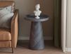 MAGNUSSEN Table basse ronde 45 cm gris foncé