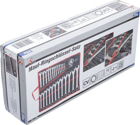 BGS 1198 Ringsteeksleutelset - 6 - 32 mm - 25 delig - Metrisch