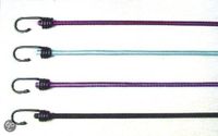 XLC Round rubber with 2 hooks - Black, Rubber, City bike