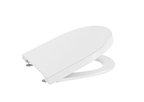 Roca Meridian-N Compact Toilet Seat and Lid - White - 365 x 415 mm