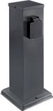 Heitronic 501334 Stopcontactsplitter Antraciet Aanraakbeveiliging
