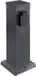 Heitronic 501334 Stopcontactsplitter Antraciet Aanraakbeveiliging