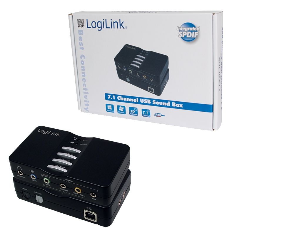 LogiLink USB Sound Box Dolby 7.1 8-Channel - UA0099