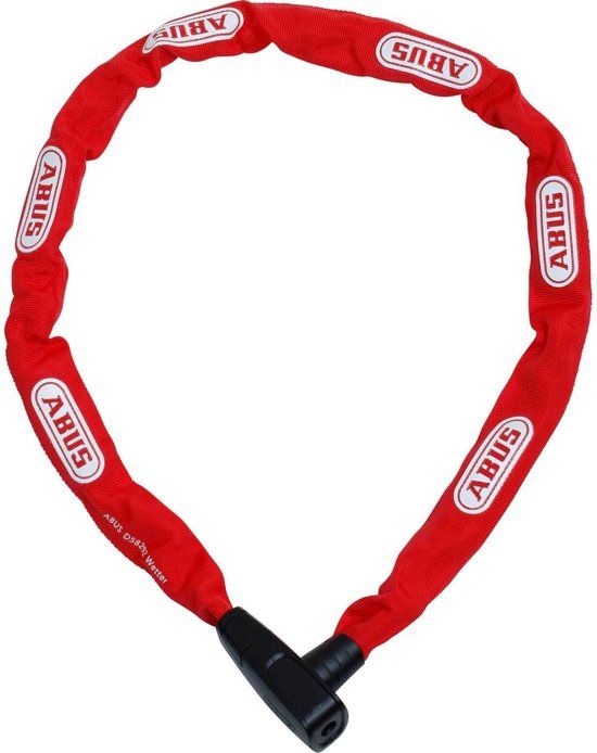 Abus CityChain 6800 Kettingslot - 110cm - Rood