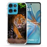 Cokitec Versterkte hoes voor Motorola G75 5G Animal Tiger Jungle