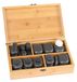 Merkloos Massagesteen Stone Set - 40 stuks - Basalt - Koude en warme stenen