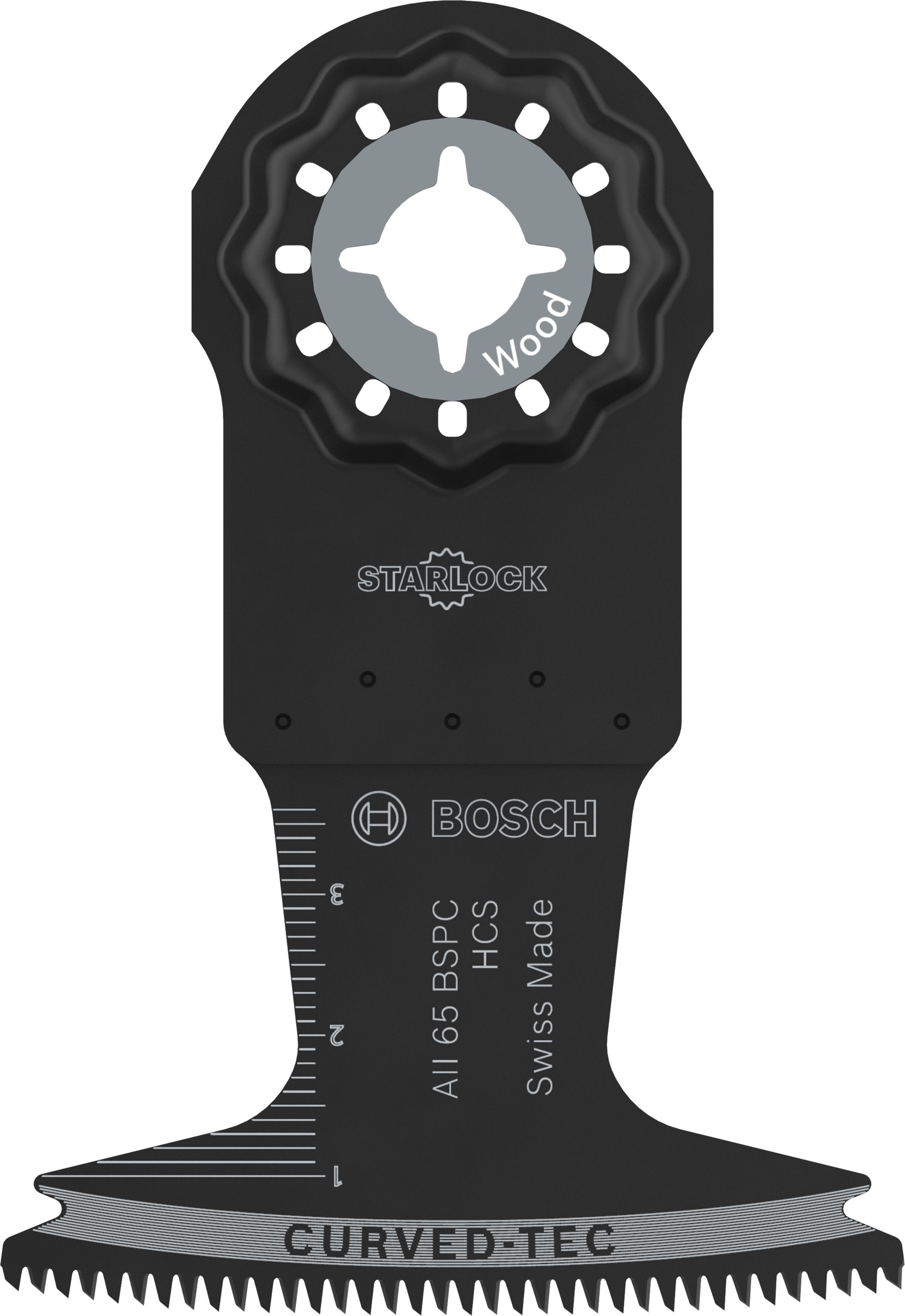 Bosch Accessoires Wood zaagblad AII 65 BSPC | Starlock | 65 x 40 mm | 5 stuks - 2608669260