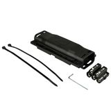 UNITEC GTQ 6 gelverbindings- en aftakmof, waterdicht IP68, uv-bestendig, slagvast, voor kabelmantelschade tot 70 mm, repareert, sluit en beschermt de kabelmantel, met zegel, zwart