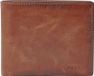 Fossil Derrick RFID Large Coin Pocket Bifold Brown