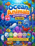 Ocean Animals Activity Book for Kids Ages 4–8