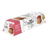 Gourmet Purina Revelations Mousse avec sauce, alimentation humide pour chats, saumon, 6 paquets de 4 pyramides, 57 g - 24 pièces