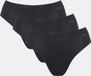Sloggi GO Daily Cotton Tai 3P Dames Onderbroek - Zwart - Maat S