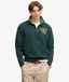 Superdry Sweatshirt Homme Gothic Varsity Half Zip Coupe Décontractée Vert Taille : XXL