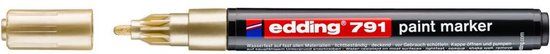edding Paintmarker 791 alcoholbasis 1-2mm goud | 10 stuks
