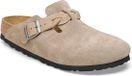 Birkenstock Boston Braided Suede Leather - Taupe Narrow - maat 41 - Unisex