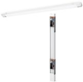 Osram LED-lichtbalk met hoge lichtopbrengst in wit met plaatstalen behuizing, koel wit, vervanging voor T8-armaturen, IP20-bescherming voor gebruik binnenshuis