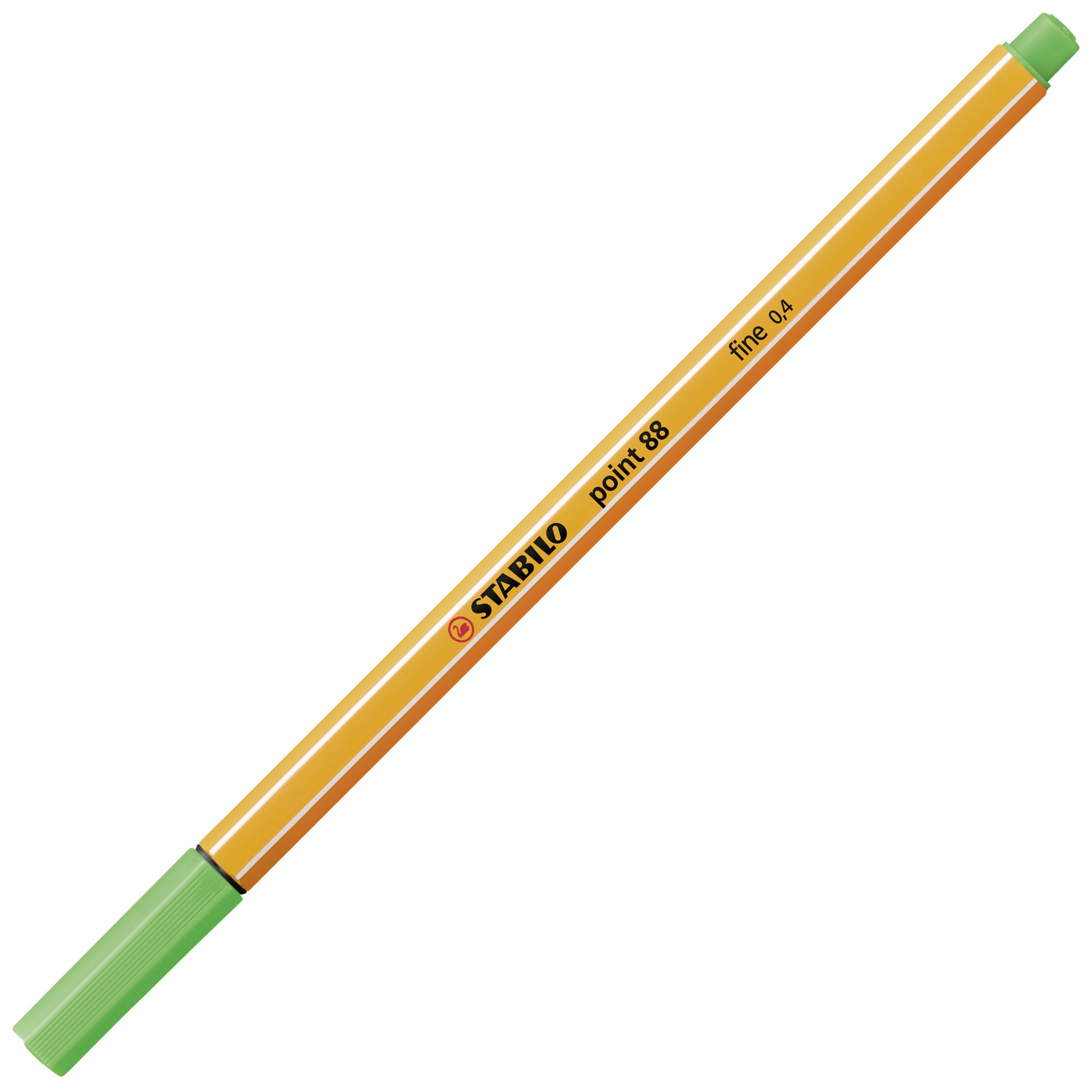 STABILO point 88 Fineliner - 0.4 mm - Loofgroen