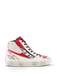 Alpinestars Stated Flair Blanc Rouge Vif Chaussures de moto
