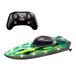 Dickie Toys RC Turbo Racer 31 cm, op afstand bestuurbare auto voor kinderen vanaf 6 jaar, 2,4 GHz afstandsbediening, licht onder het lichaam, 6 km/u met turbo 8 km/u, 20 minuten rijtijd, 100 minuten